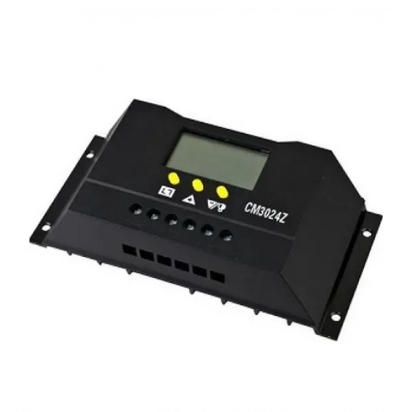 Ρυθμιστής φόρτισης με οθόνη 30A PWM 24V CM3024Z μαύρο