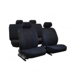 Σετ καλύμματα καθισμάτων αυτοκινήτου Universal W15505-7 μαύρα-μπλε