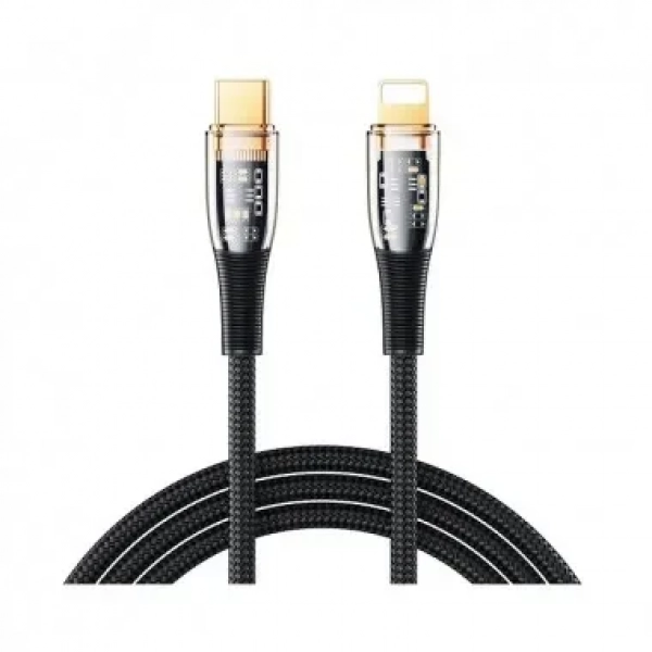 Remax USB-C to Lightning Cable 20W Μαύρο 1.2m (RC-C061)