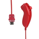 WII REMOTE MOTION PLUS CONTROLLER OEM ΜΕ NUNCHUK CONTROLLER ΓΙΑ NINTENDO WII σε Κόκκινο Χρώμα