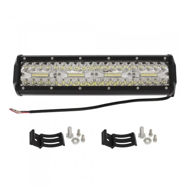 LED Αδιάβροχη Μπάρα Αλουμινίου 12V-24V 30cm 240W 76 SMD IP68 19200LM 6000K OYQP-0033