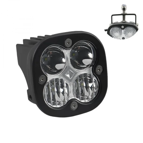 LED Αδιάβροχος Προβολέας Αλουμινίου με 2 Λειτουργίες 12V-24V 8cm 20W 5 SMD IP68 1600LM 6000K OYQP-0061