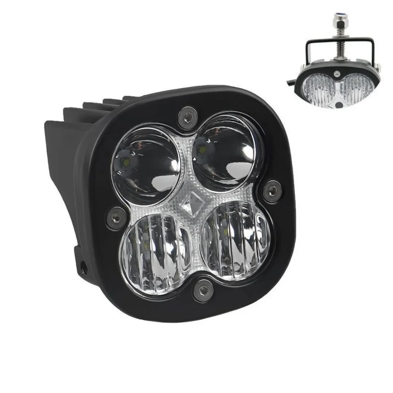 LED Αδιάβροχος Προβολέας Αλουμινίου με 2 Λειτουργίες 12V-24V 8cm 20W 5 SMD IP68 1600LM 6000K OYQP-0061