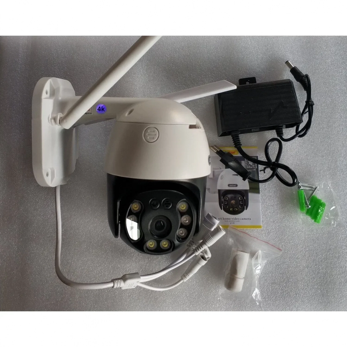 Αδιάβροχη ασύρματη IP κάμερα WiFi 8K με ανιχνευτή κίνησης Andowl Q-S4 MAX Auto Tracking