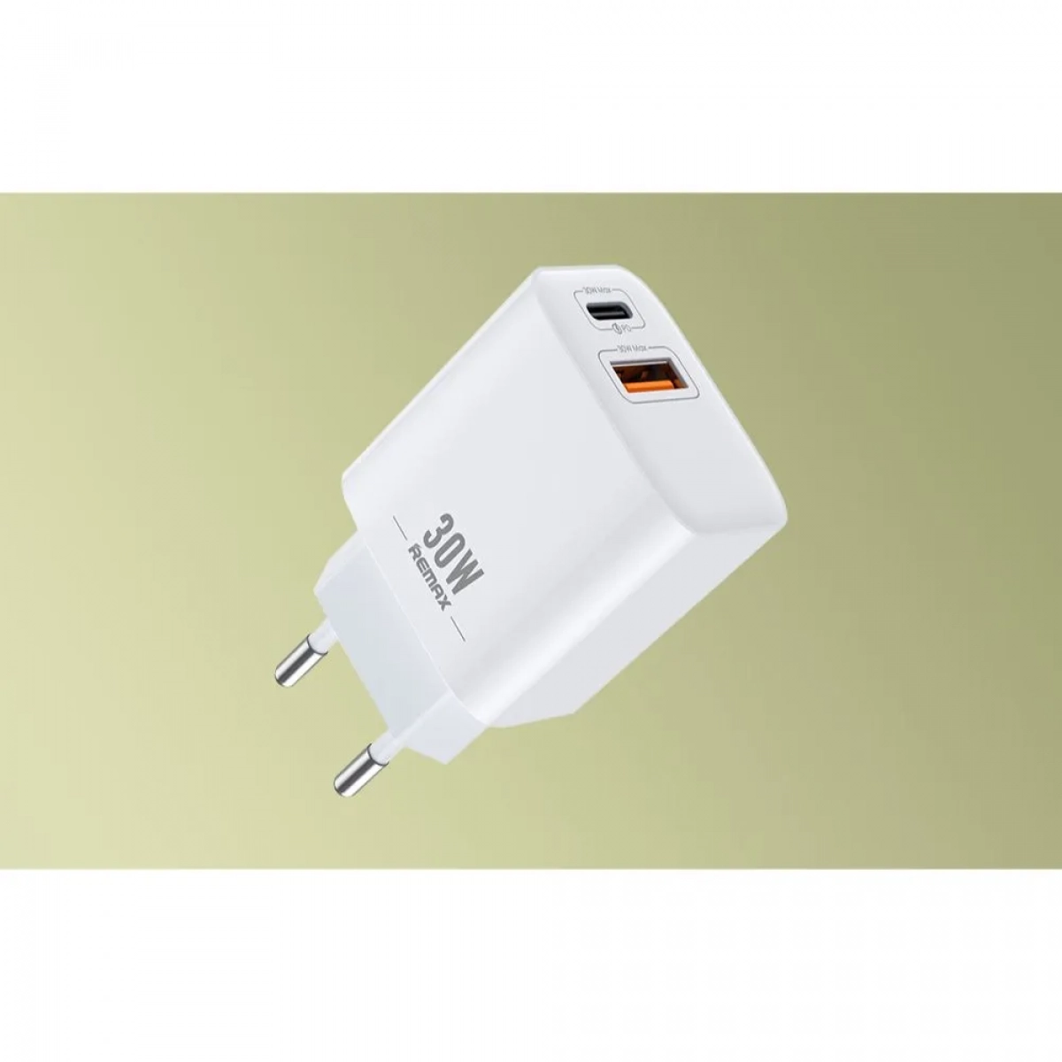 Remax RP-U82 Φορτιστής Χωρίς Καλώδιο με Θύρα USB-A και Θύρα USB-C 30W Power Delivery Λευκό