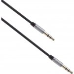 Remax Καλώδιο 3.5mm male - 3.5mm male Μαύρο 1m RL-L100