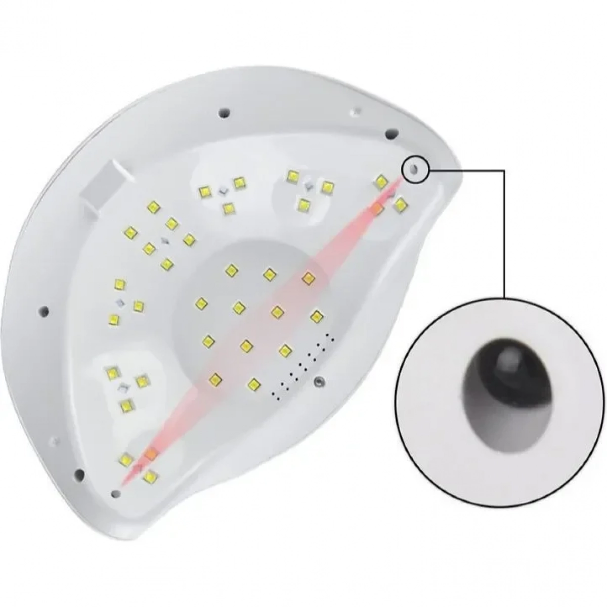 Φουρνάκι Νυχιών Sun X Plus UV / LED 72W σε Λευκό Χρώμα