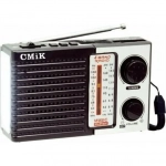 CMIK MK-918 Retro Φορητό Ραδιόφωνο Επαναφορτιζόμενο Μαύρο