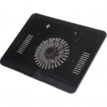 N191 Cooling Pad για Laptop έως 17" με 1 Ανεμιστήρα και Φωτισμό σε Μαύρο Χρώμα