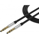Remax Καλώδιο 3.5mm male - 3.5mm male Μαύρο 1m RL-L100