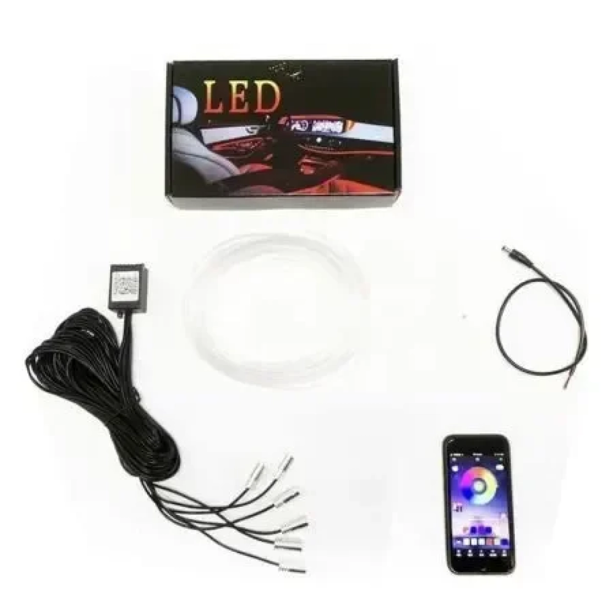 Σύστημα Εσωτερικού Φωτισμού Αυτοκινήτου RGB Car Led Atmosphere Light