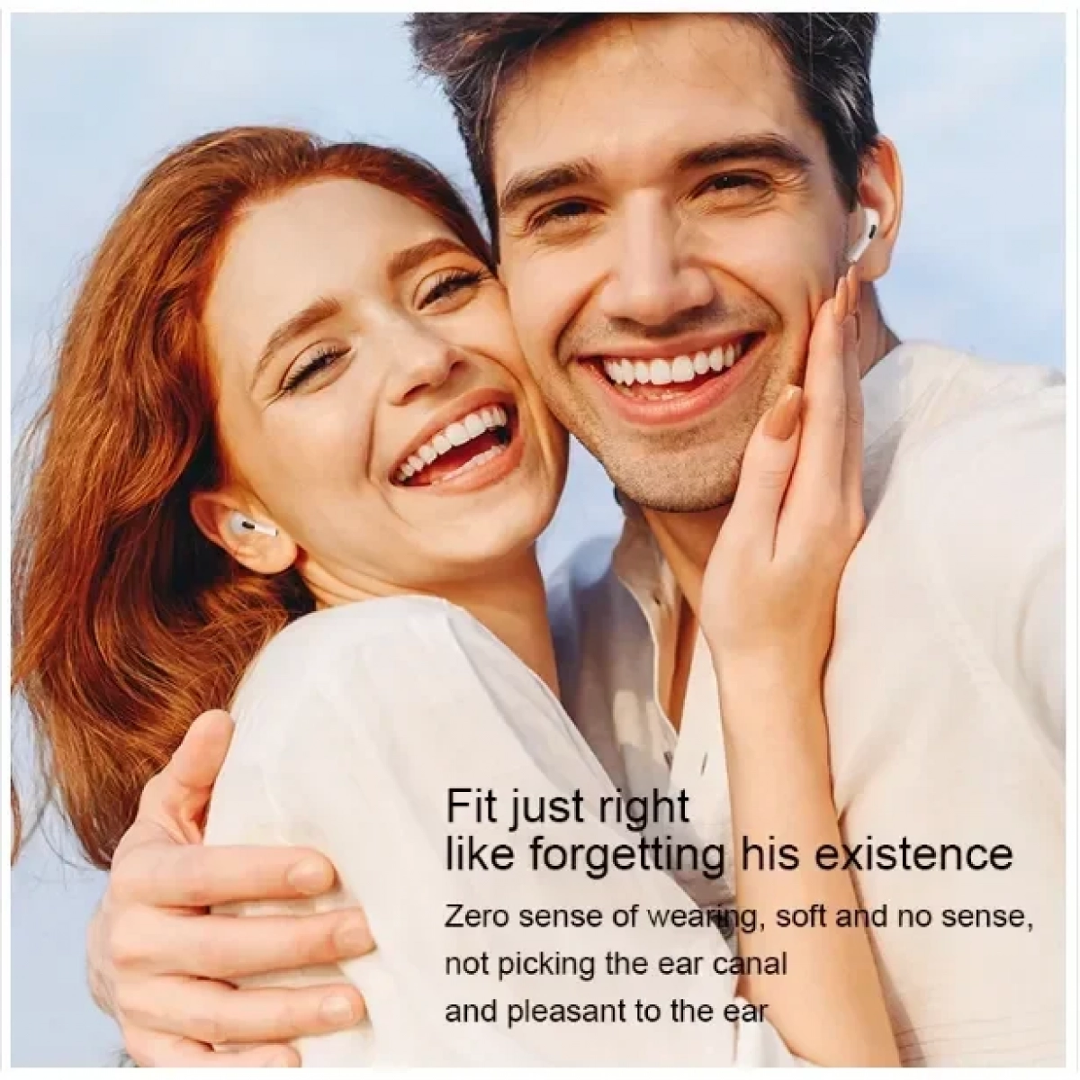 WK TWS V58 Sakin Earbud Bluetooth Handsfree Ακουστικά με Θήκη Φόρτισης - Λευκό
