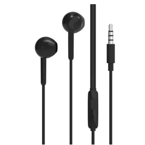 WK YA07 Handsfree Earbuds Ενσύρματα Ακουστικά με Βύσμα 3.5mm -Μαύρο
