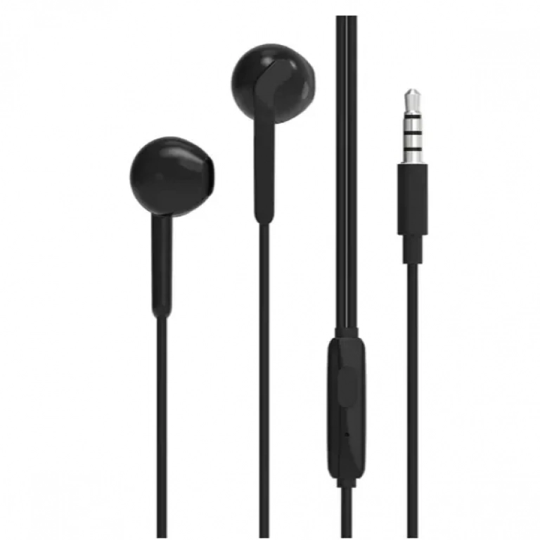 WK YA07 Handsfree Earbuds Ενσύρματα Ακουστικά με Βύσμα 3.5mm -Μαύρο