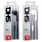 WK YA07 Handsfree Earbuds Ενσύρματα Ακουστικά με Βύσμα 3.5mm -Μαύρο