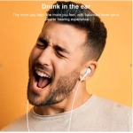 WK YA07 Handsfree Earbuds Ενσύρματα Ακουστικά με Βύσμα 3.5mm - Λευκό