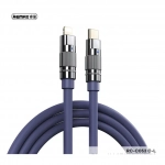 Remax RC-C053 Καλώδιο Lightning to USB-C male 20W 1.2m - Μωβ