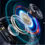 Ασύρματο ακουστικό Bluetooth Wekome VA15 με θήκη φόρτισης Μαύρα