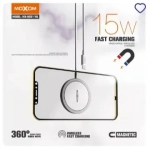 MX-HC61WL Μαγνητικός ασύρματος φορτιστής 15W Λευκό