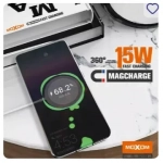 MX-HC61WL Μαγνητικός ασύρματος φορτιστής 15W Λευκό