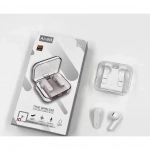 AIR28 In-ear Bluetooth Handsfree Ακουστικά με Θήκη Φόρτισης Λευκά
