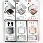 AIR28 In-ear Bluetooth Handsfree Ακουστικά με Θήκη Φόρτισης Λευκά