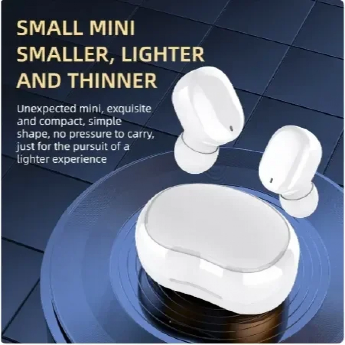 E8S TWS Wireless Bluetooth Headphones Ακουστικά με Θήκη Φόρτισης Μαύρα