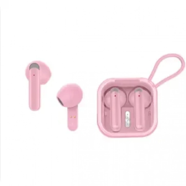 AKZ-S20 Ασύρματα Ακουστικά Bluetooth Ροζ