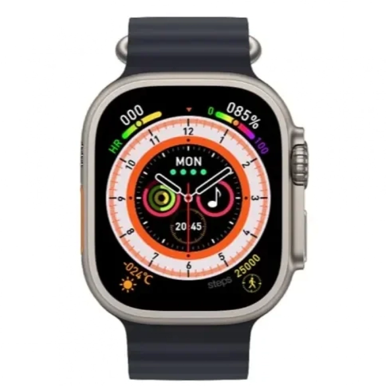 Smartwatch S8 Ultra Max με Παλμογράφο Μαύρο