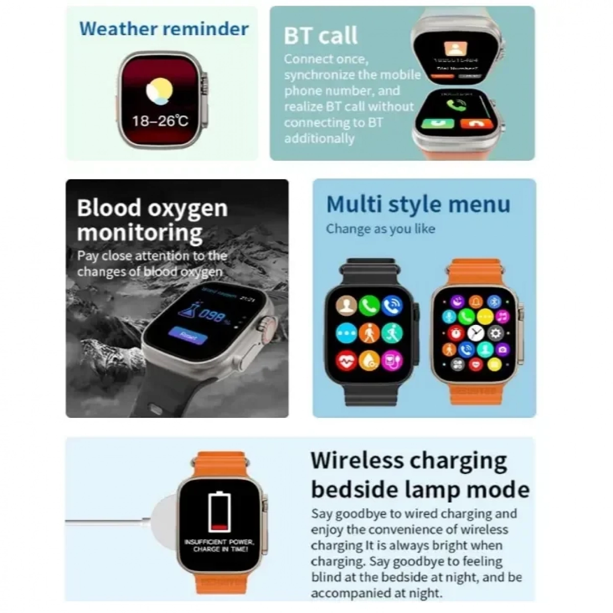 Smartwatch S8 Ultra Max με Παλμογράφο Μαύρο