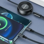 Awei CL-136 USB σε Lightning/ Τype C/ micro USB Μαύρο