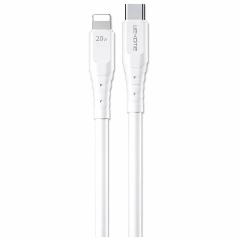 WK WDC-154 USB-C to Lightning Cable 20W Λευκό 1m