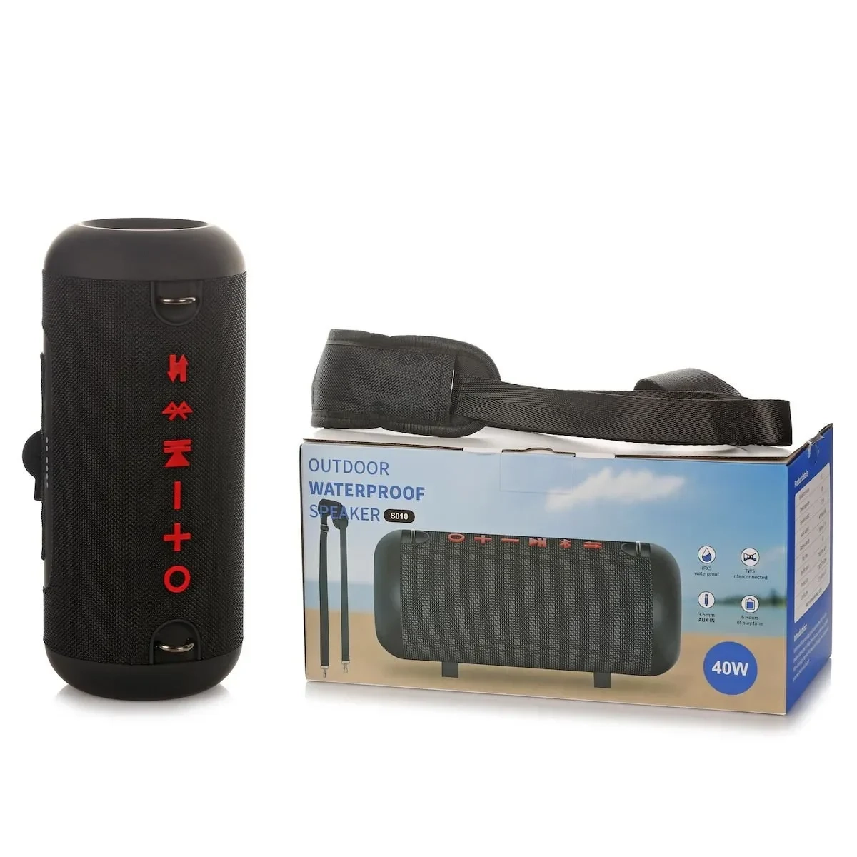 Ehome S010 Ηχείο Bluetooth 40W με Διάρκεια Μπαταρίας έως 6 ώρες Μαύρο