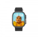 NO.1 DT8 Ultra+ Smartwatch με Παλμογράφο Μαύρο