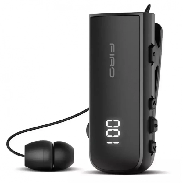 Firo H16J In-ear Bluetooth Handsfree Ακουστικό με Αντοχή στον Ιδρώτα Μαύρο