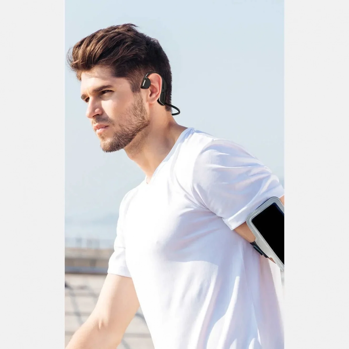 Awei A889 Pro Bone Conduction Bluetooth Handsfree Ακουστικά Μαύρα