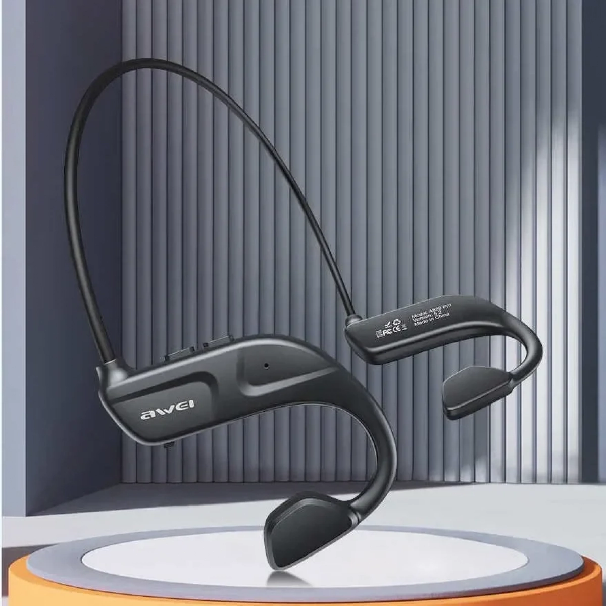 Awei A889 Pro Bone Conduction Bluetooth Handsfree Ακουστικά Μαύρα