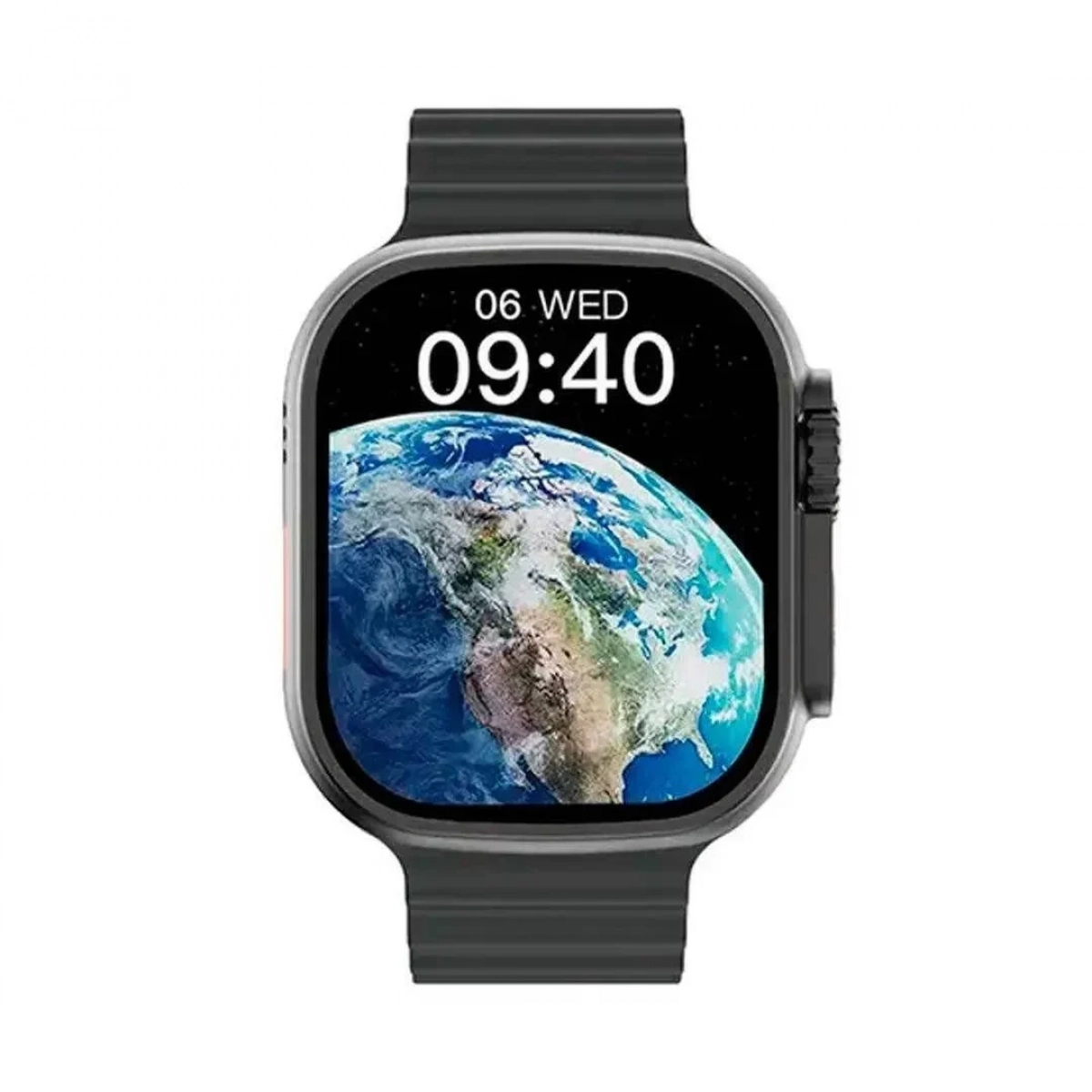 NO.1 DT8 Ultra+ Smartwatch με Παλμογράφο Μαύρο