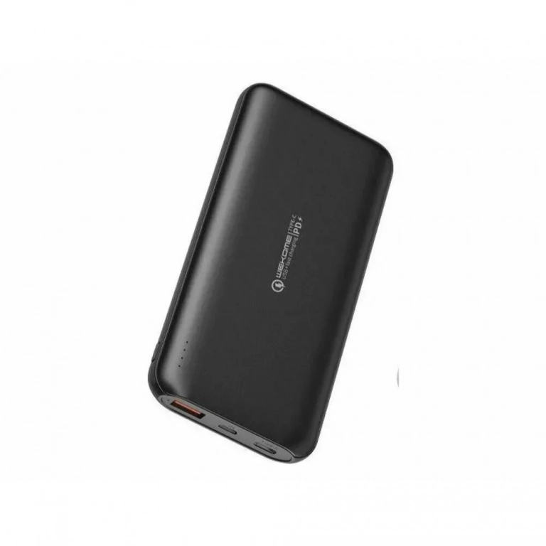 WK WP-189 Power Bank 20000mAh 18W με Θύρα USB-A και Θύρα USB-C Quick Charge 3.0 Μαύρο