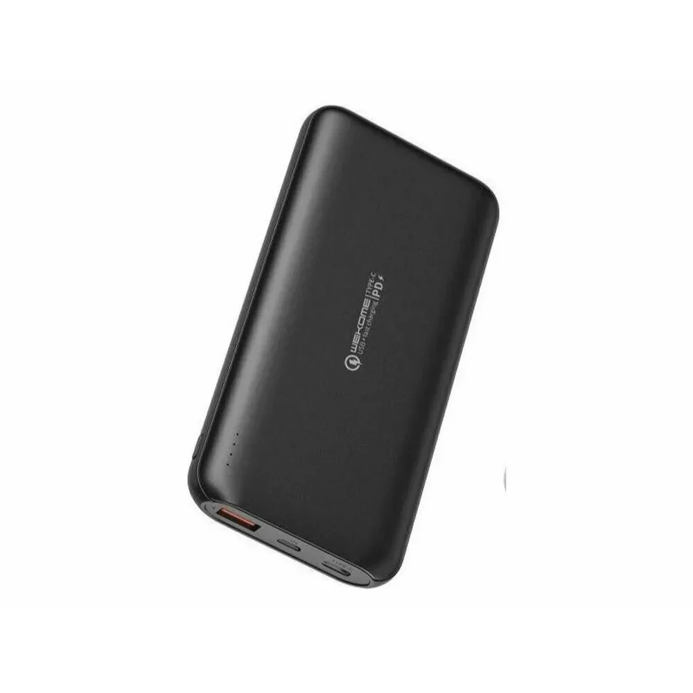 WK WP-189 Power Bank 20000mAh 18W με Θύρα USB-A και Θύρα USB-C Quick Charge 3.0 Μαύρο