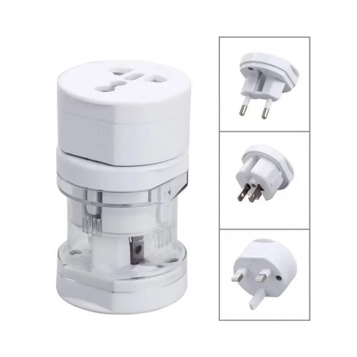 Andowl Universal Travel Αντάπτορας 250V, 10A σε Λευκό Χρώμα Q-A178B