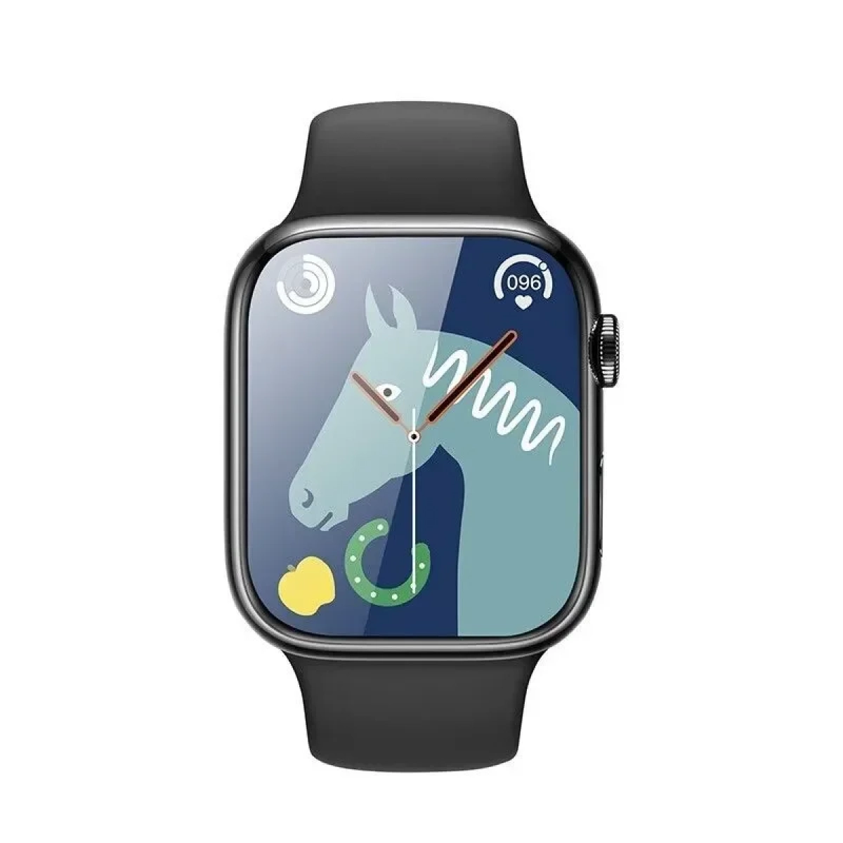 Hoco Y12 Sports Smartwatch 45mm με Παλμογράφο (Call Version) Μαύρο