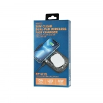 Remax RP-W75 Ασύρματος Φορτιστής (Qi Pad) 15W Μαύρος