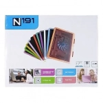 N191 Cooling Pad για Laptop έως 17" με 1 Ανεμιστήρα και Φωτισμό σε Φούξια Χρώμα