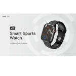 Hoco Y12 Sports Smartwatch 45mm με Παλμογράφο (Call Version) Μαύρο
