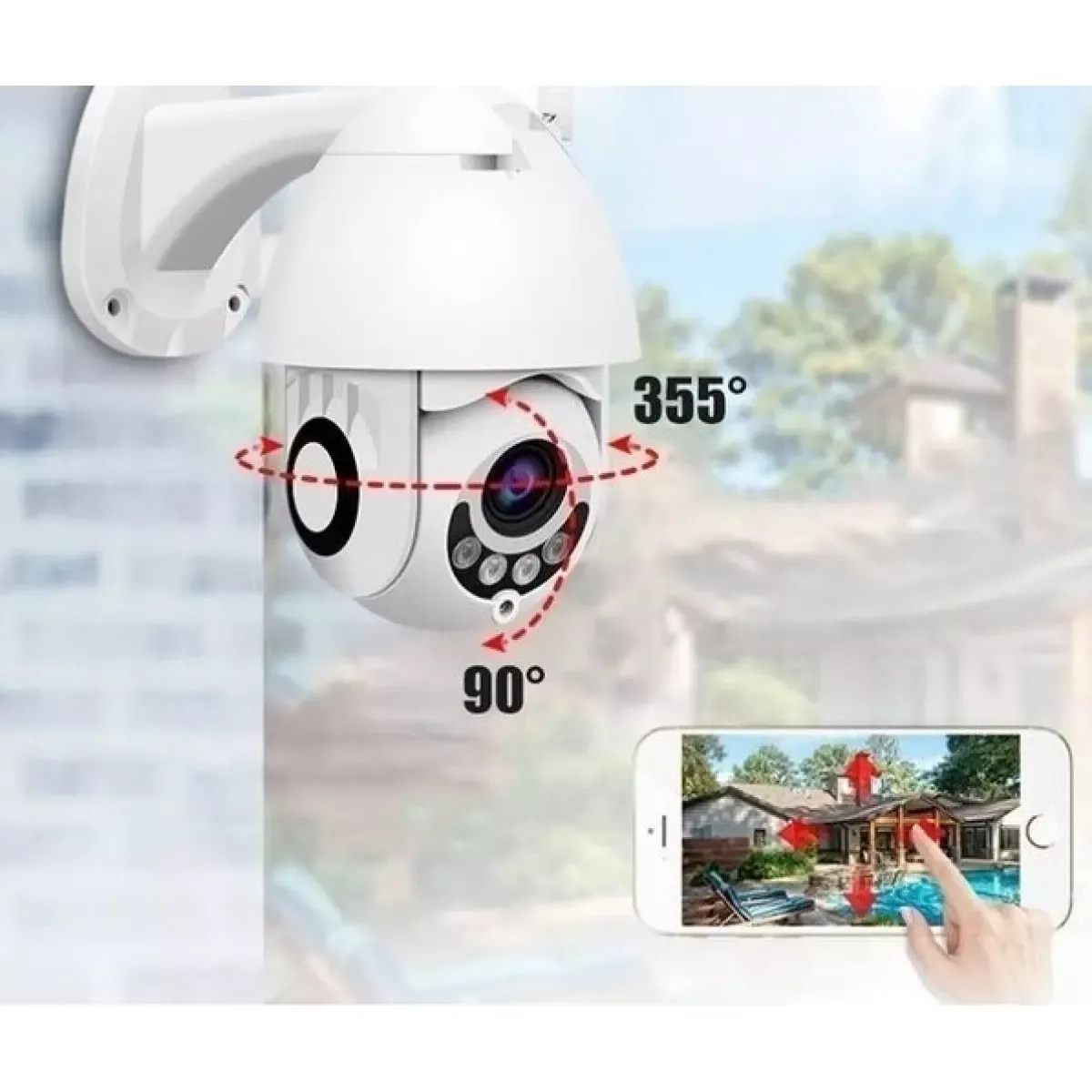 Κάμερα Παρακολούθησης IP Wi-Fi 1080p Αδιάβροχη με Αμφίδρομη Επικοινωνία
