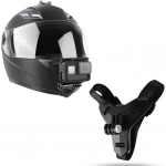 Βάση κράνους μηχανής για Action Camera και Smartphone σε Μαύρο Χρώμα