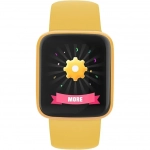 Y68 Macaron Smart Watch Fitness Tracker σε Κίτρινο Χρώμα
