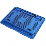 N191 Cooling Pad για Laptop έως 17" με 1 Ανεμιστήρα και Φωτισμό σε Φούξια Χρώμα