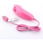 WII REMOTE MOTION PLUS CONTROLLER OEM ΜΕ NUNCHUK CONTROLLER ΓΙΑ NINTENDO WII σε Ροζ Χρώμα
